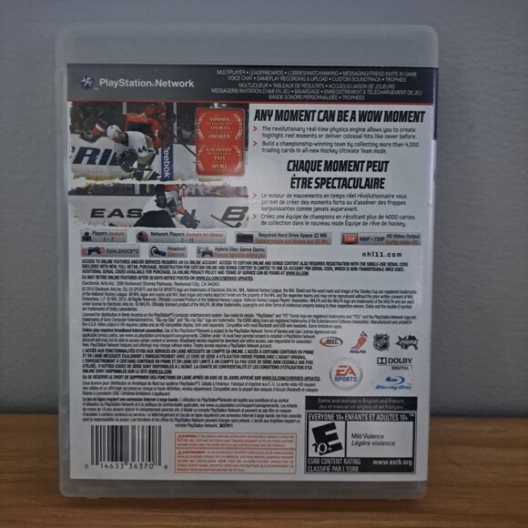 NHL 11 (Sony PlayStation 3, 2010) Untested / #2 - Picture 2 of 6